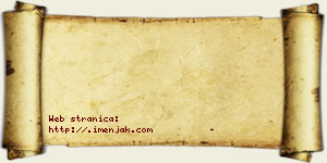 Anđela Vesović vizit kartica